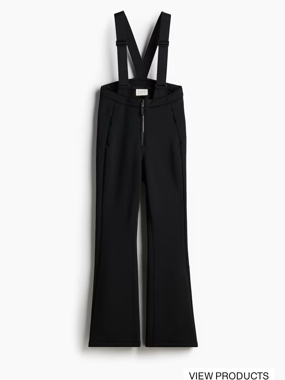 H&M water repellant ski pants in black size XS NWT